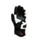 DAINESE GUANTI  MIG 3 UNISEX LEATHER Black/White/Lava-Red