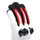 DAINESE GUANTI  MIG 3 UNISEX LEATHER Black/White/Lava-Red