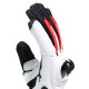 DAINESE GUANTI  MIG 3 UNISEX LEATHER Black/White/Lava-Red