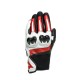 DAINESE GUANTI  MIG 3 UNISEX LEATHER Black/White/Lava-Red