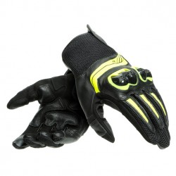 DAINESE GUANTI  MIG 3 UNISEX PELLE Black/Fluo-Yellow