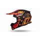 UFO PLAST CASCO MOTOCROSS INTREPID NERO, ROSSO E ARANCIONE