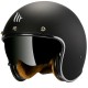 CASCO JET MT HELMETS LE MANS Solid  MATT BLACK