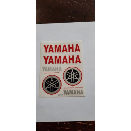 QUATTRO ERRE Adesivi Stickers Standard YAMAHA 10 x 12 cm