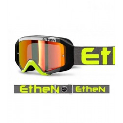 MASCHERA ETHEN CROSS MX05R GRIGIO NERO GIALLO FLUO