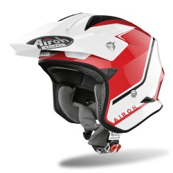 Casco TRIAL AIROH RED GLOSS KEEN