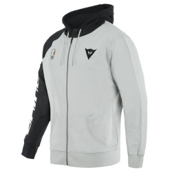 FELPA CON CAPPUCCIO DAINESE RACING SERVICE FULL-ZIP GLACIER-GRAY/BLACK