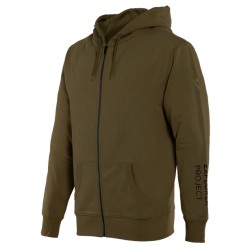 FELPA CON CAPPUCCIO DAINESE ADVENTURE FULL-ZIP MILITARY-OLIVE/BLACK