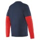 T-SHIRT DAINESE PADDOCK LS Black-Iris/Lava-Red/Lava-Red