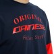 T-SHIRT DAINESE PADDOCK LS Black-Iris/Lava-Red/Lava-Red