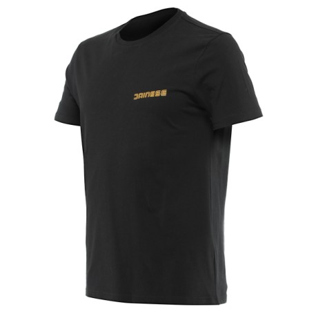 T-SHIRT DAINESE HATCH BLACK/ORANGE