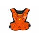 PETTORINA UFO MOTOCROSS REACTOR 2 EVOLUTION DA BAMBINO ARANCIONE FLUO