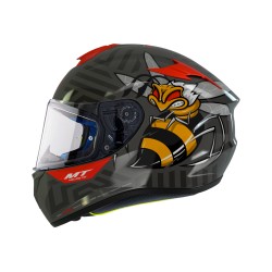 CASCO INTEGRALE MT Targo BEE B5 fluor red