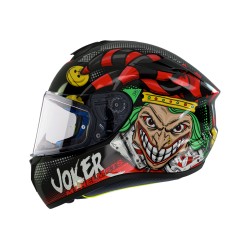 CASCO INTEGRALE MT Targo JOKER A1 NERO LUCIDO