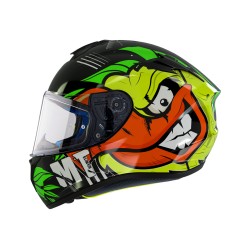 CASCO INTEGRALE MT Targo TRUCK A2 MATT FLUOR YELLOW