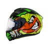 CASCO INTEGRALE MT Targo TRUCK A2 MATT FLUOR YELLOW