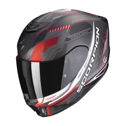 Casco integrale SCORPION EXO-391  ECE 22-06 HAUT nero opaco- argento-rosso