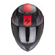 Casco integrale SCORPION EXO-520 EVO AIR  ECE 22-06 MAHA nero opaco-rosso