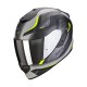 Casco integrale da moto SCORPION EXO-1400 EVO AIR ATTUNE ECE 22-06 grigio opaco-nero-giallo neon