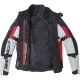 Giacca SPIDI da moto turismo  H2Out Crossmaster ghiaccio/rosso