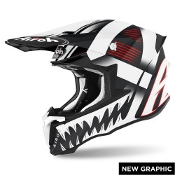 CASCO DA CROSS AIROH TWIST 2.0  MASK MATT