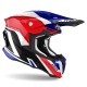 CASCO DA CROSS AIROH TWIST 2.0 SHAKEN BLUE GLOSS
