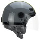 CASCO CGM GLOBO SPORT versione con visiera lunga Grigio Giallo fluo