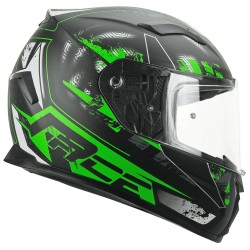 CASCO INTEGRALE CGM 307 VALENCIA JEREZ NERO VERDE OPACO