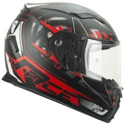 CASCO INTEGRALE CGM 307 VALENCIA JEREZ NERO ROSSO OPACO