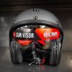 CASCO JET MT Le Mans 2 SV S SKULL & ROSES MATT GREY