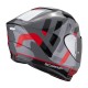 Casco integrale SCORPION EXO-391  ECE 22-06 AROK grigio-rosso-nero