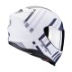 Casco integrale SCORPION EXO-520 EVO AIR  ECE 22-06 BANSHEE bianco opaco, blu, viola