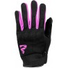 Guanti da moto per donna GMS in Tessuto RIO Nero Rosa