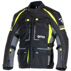 Giacca  GMS 3 Strati in 1 EVEREST NERO ANTRACITE GIALLO FLUO