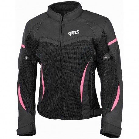 Giacca GMS TARA Mesh nero/rosa