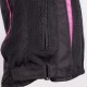 Giacca GMS TARA Mesh nero/rosa