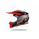 CASCO MOTOCROSS UFO INTREPID NERO E GRIGIO OPACO