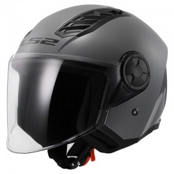 CASCO JET LS2 AIRFLOW II NARDO GREY