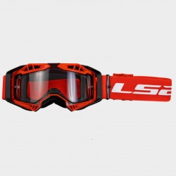 MASCHERA DA OFFROAD LS2 AURA ENDURO SERIES BLACK RED