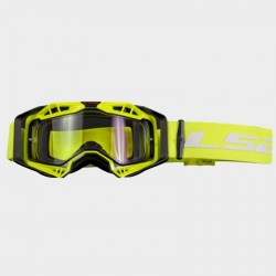 MASCHERA DA OFFROAD LS2 AURA ENDURO SERIES BLACK H-V YELLOW