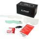 MASCHERA DA MOTOCROSS LS2 AURA PRO BLACK WHITE CON LENTE IRIDIUM
