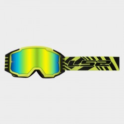 MASCHERA LS2 CHARGER PRO YELLOW CON LENTE GOLD