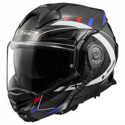 CASCO LS2 FF901 ADVANT X CARBON FUTURE WHITE BLUE RED