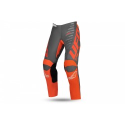 PANTALONI MOTOCROSS UFO KIMURA DA BAMBINO GRIGIO E ARANCIONE