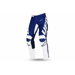 PANTALONI UFO PLAST MOTOCROSS KIMURA DA BAMBINO BLU E BIANCHI