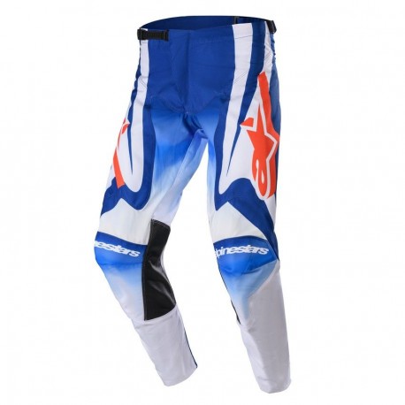Pantaloni Cross ALPINESTARS Racer Semi Blu Caldo Arancione