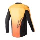 Maglia Cross ALPINESTARS Techstar Sein Nero Rosso Neon