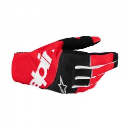 Guanti Techstar ALPINESTARS Cross Nero Rosso brillante