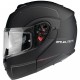 Casco Moto Modulare Omologato P/J Mt Helmets ATOM sv Solid Nero Opaco