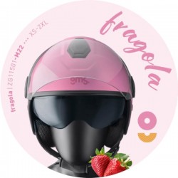GMS Casco Jet Gelato FRAGOLA